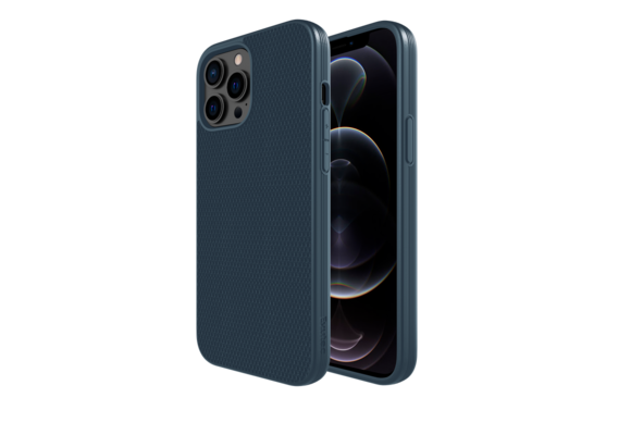 Evutec Ballistic Nylon Case with AFIX+ Mount for iPhone 13  Pro -  Blue Nylon