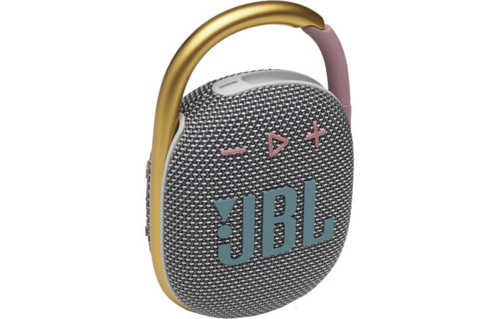 JBL Clip 4 Waterproof Bluetooth Speaker Gray