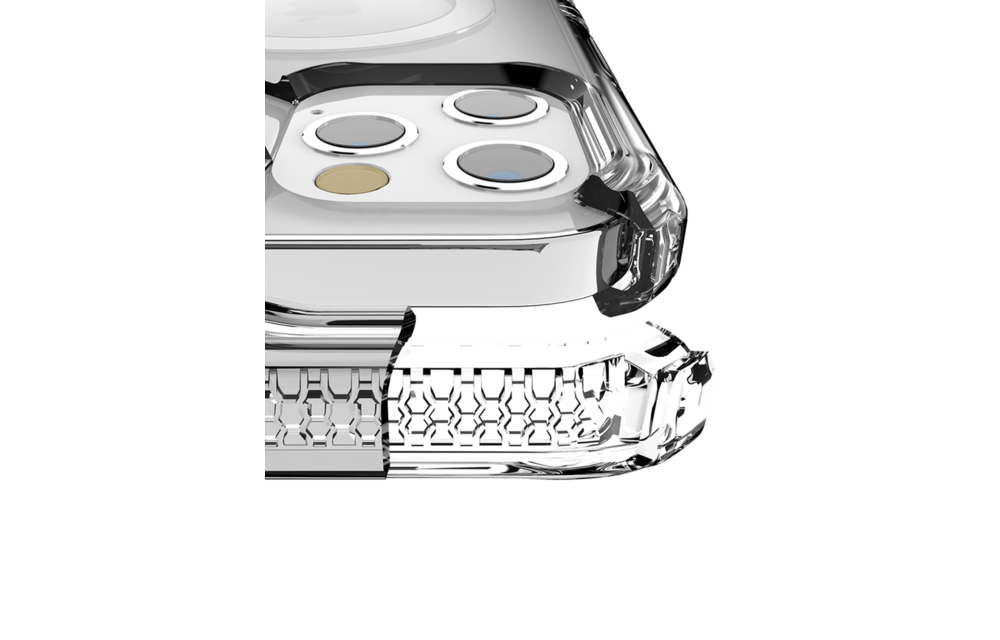 Itskins Supreme MagClear Case for iPhone 13 Pro - Transparent/WhitePrint