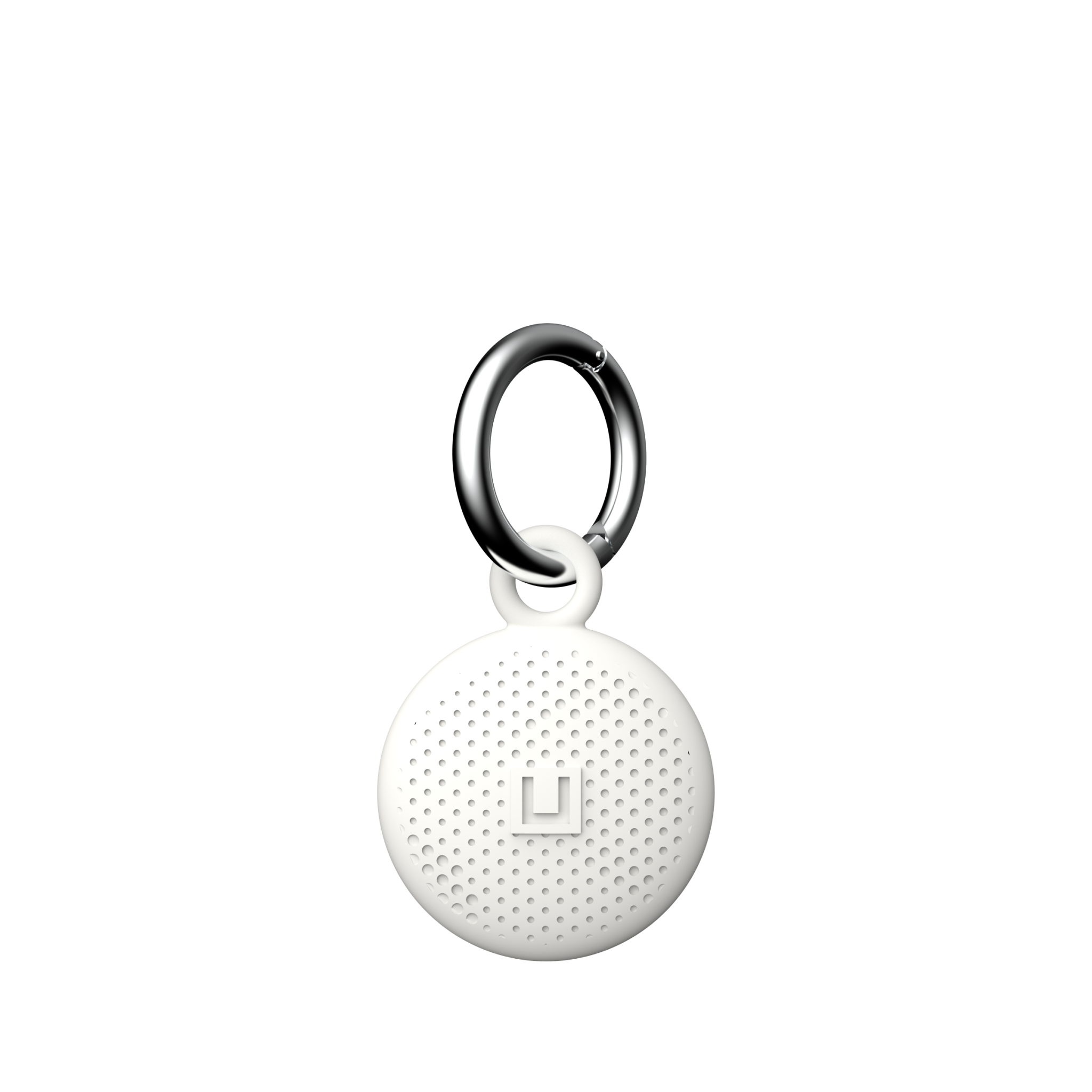 UAG {U} Dot Keychain Case for Airtags - Marshmallow White