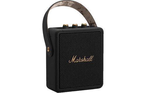 Marshall Stockwell II Bluetooth Speaker Black and Brass