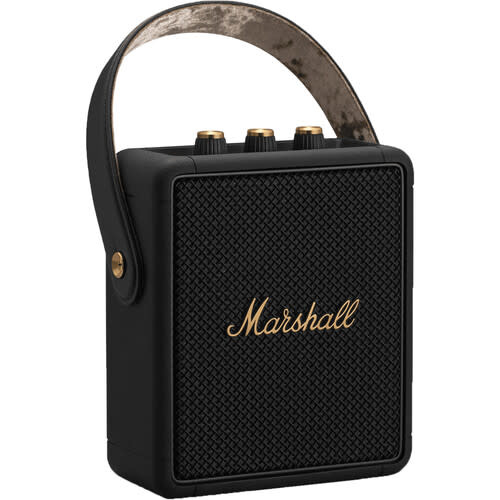 Marshall Stockwell II Bluetooth Speaker Black and Brass