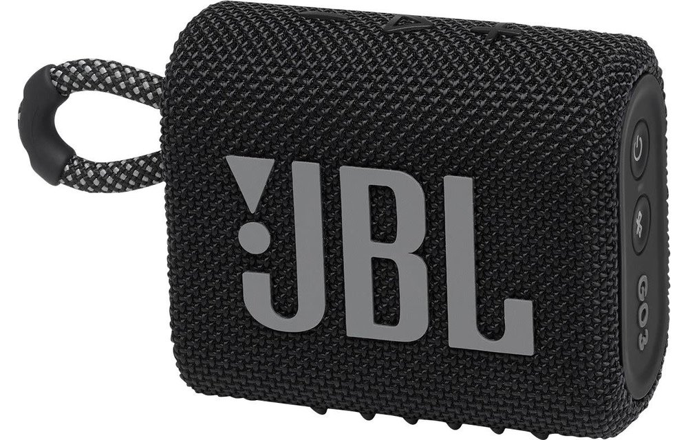 JBL GO3 Waterproof Bluetooth Speaker Black