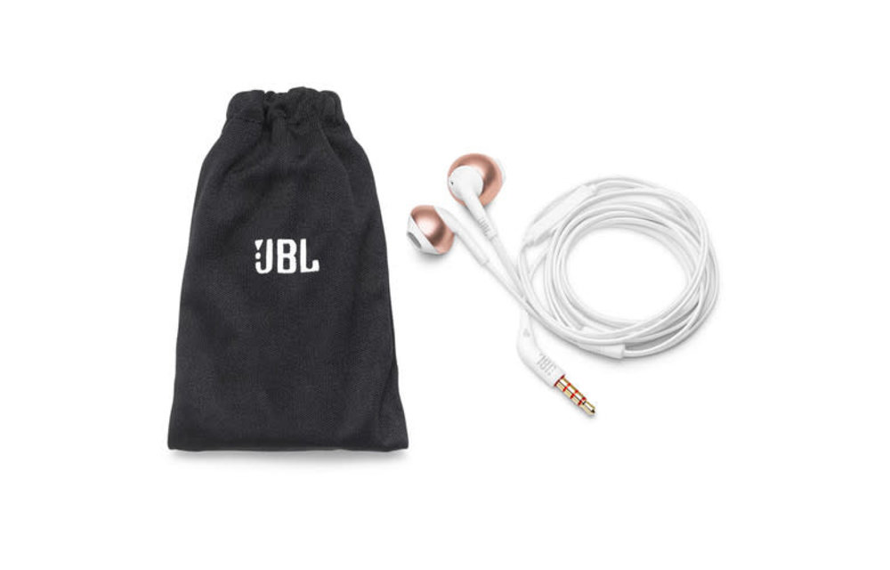 JBL Tune 205 In-Ear Wired Earphones Rose Gold (No returns once opened for In-Ear devices)