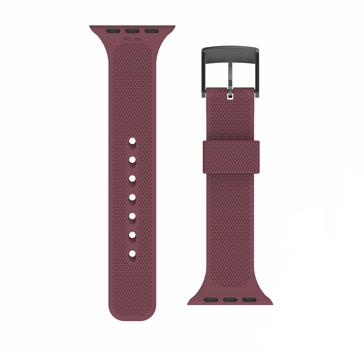 UAG [U] Dot Silicone Strap  for Apple Watch 38/40/41mm - Aubergine