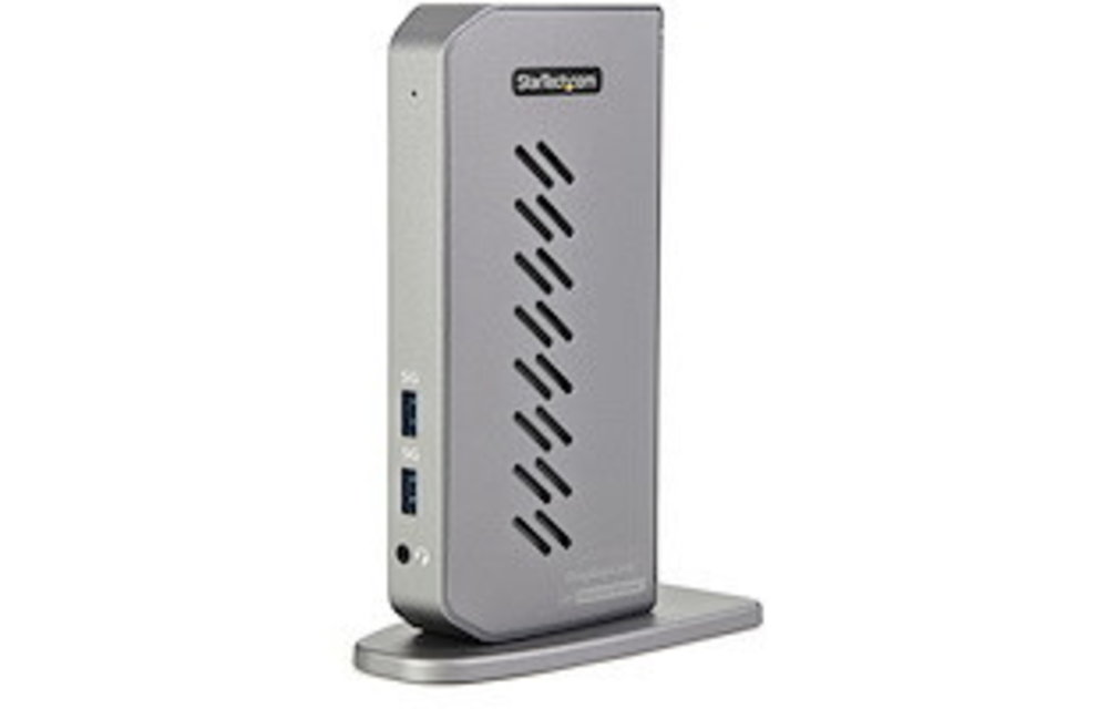 StarTech USB-C/A Hybrid Docking Station - Dual Monitor 4K HDMI/DisplayPort - 6 x USB Type-A - Gigabit Ethernet - No Passthrough Power