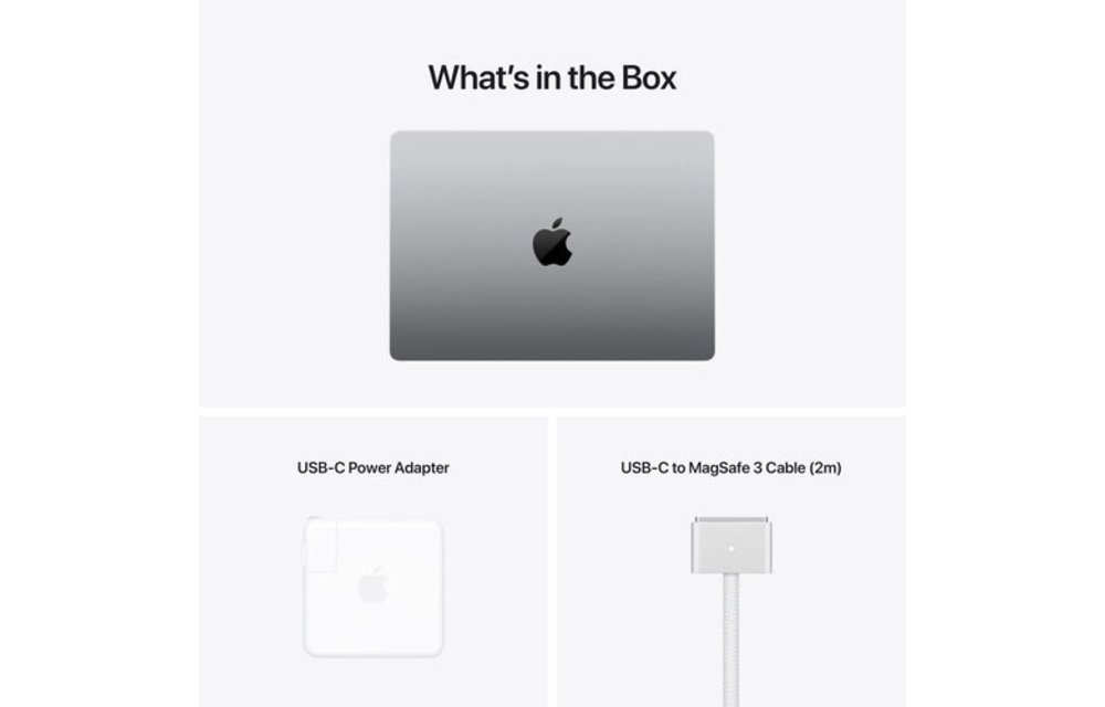 Apple MacBook Pro 14” (M1 Pro 8-core CPU 14-core GPU, 16GB, 512GB, Silver Late 2021)