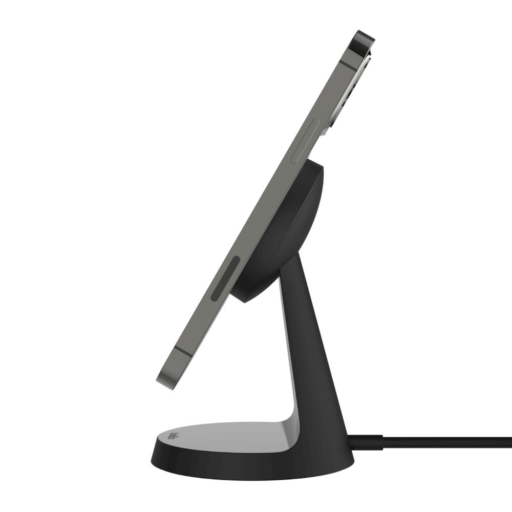 Belkin BOOST↑CHARGE™ Magnetic Wireless Charging Stand with MagSafe 7.5W Black (USB-C charging cable and adapter NOT INCLUDED) WHILE SUPPLIES LAST