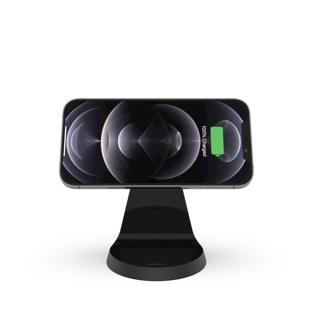 Belkin BOOST↑CHARGE™ Magnetic Wireless Charging Stand with MagSafe 7.5W Black (USB-C charging cable and adapter NOT INCLUDED) WHILE SUPPLIES LAST