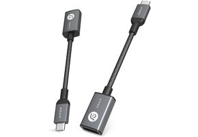 Adam Elements CASA F13 USB-C to USB-A Adapter Gray (WHILE SUPPLIES LAST)
