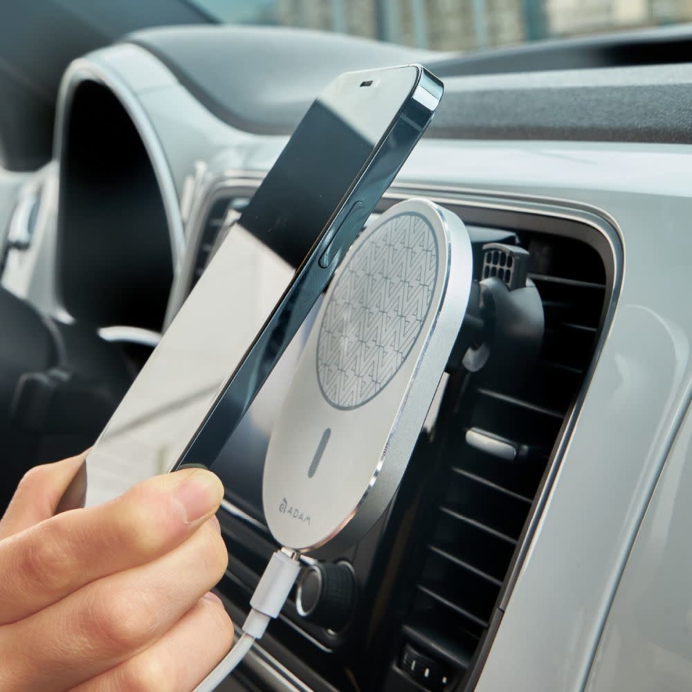 Adam Elements OMNIA C2 Magnetic Wireless Car Charger - White