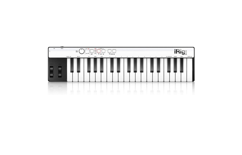 IK Multimedia iRig Keys 37 Keys Universal mini keyboard controller for iPhone, iPad, Android and Mac/PC (WHILE SUPPLIES LAST)