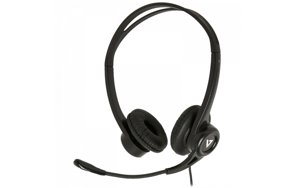 V7 Essentials USB Stereo Headset with Microphone