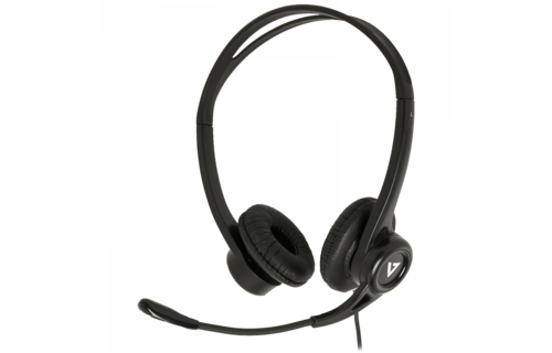 V7 Essentials USB Stereo Headset with Microphone