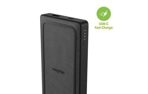 Mophie Powerstation wireless charger XL with PD 10,000 mAh (fabric) Black