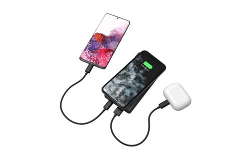 Mophie Powerstation wireless charger XL with PD 10,000 mAh (fabric) Black