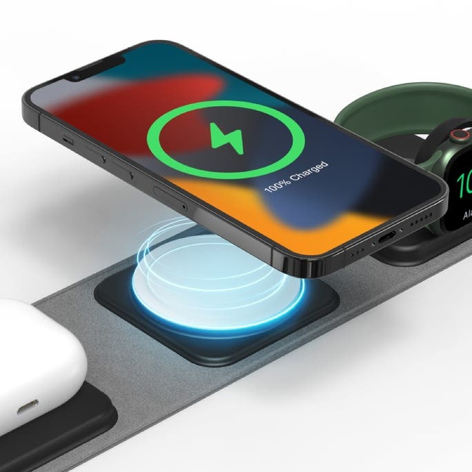 Mophie Mophie 3-in-1 wireless travel charger with MagSafe