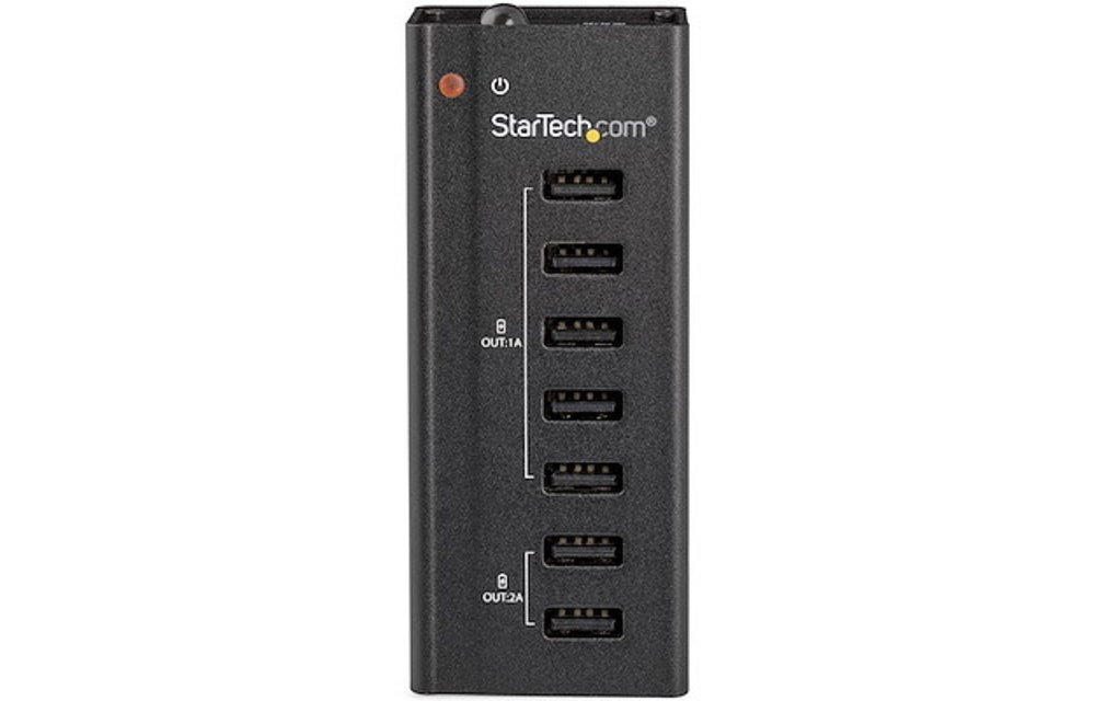 StarTech 7-Port USB Charging Station with 5x 1A Ports and 2x 2A Ports