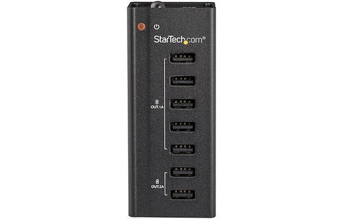 StarTech 7-Port USB Charging Station with 5x 1A Ports and 2x 2A Ports