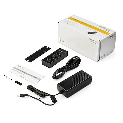 StarTech 7-Port USB Charging Station with 5x 1A Ports and 2x 2A Ports