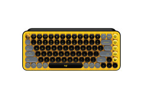 Logitech POP Keys Wireless Bluetooth Mechanical Keyboard - Blast Yellow