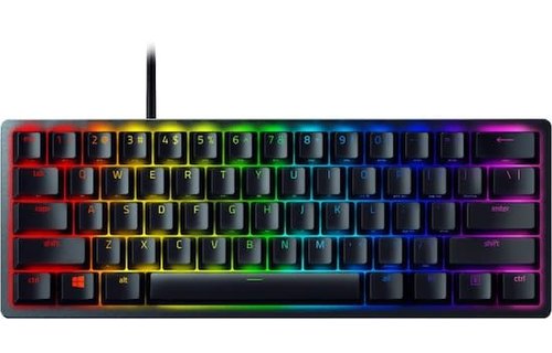 Razer Huntsman Mini 60% Wired Gaming Linear Optical Switch Keyboard with RGB Chroma Backlighting - Black