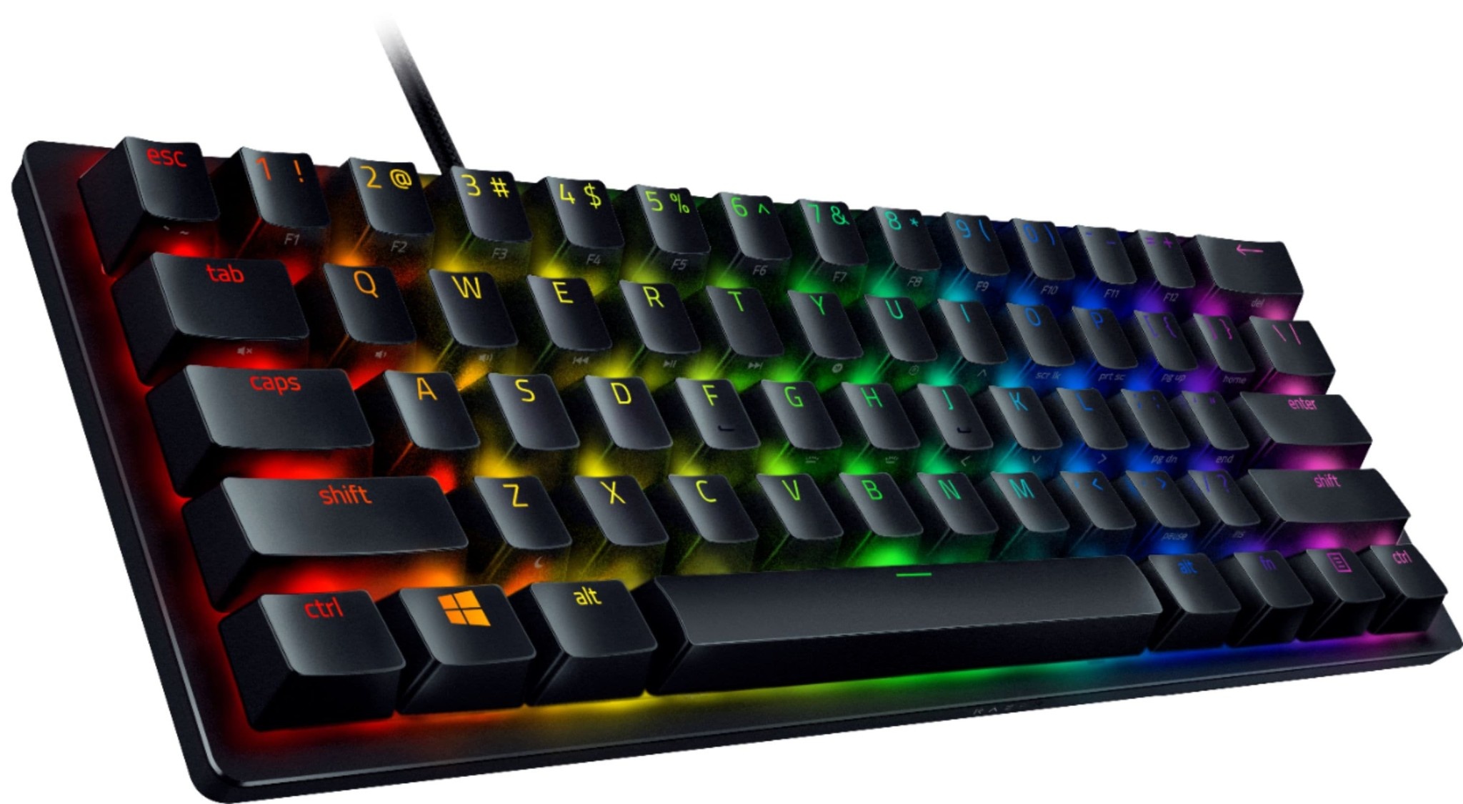 Razer Huntsman Mini 60% Wired Gaming Linear Optical Switch Keyboard with RGB Chroma Backlighting - Black