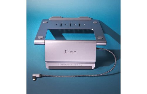 Adam Elements CASA HUB Stand USB-C 5-in-1 Laptop Stand Hub - Grey