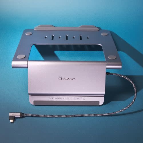 Adam Elements CASA HUB Stand USB-C 5-in-1 Laptop Stand Hub - Grey