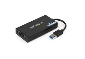 Startech USB 3.0 to HDMI Adapter - 4K 30Hz Ultra HD - DisplayLink Certified - USB Type-A to HDMI Display Adapter Converter for External Monitor - Mac & Windows