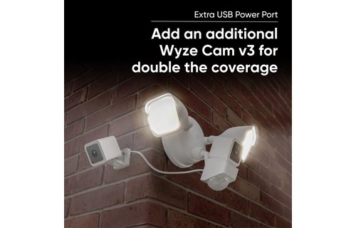 Wyze Camera v3 w/Floodlight (microSD card not included)