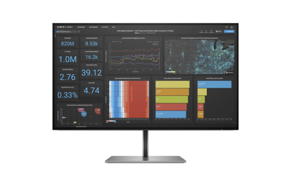 HP Z27q G3 27-inch Monitor, 2560 x 1440, 3 Year Warranty