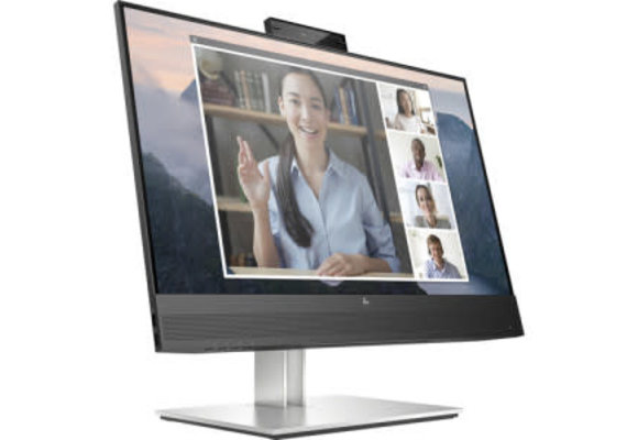 HP E24m G4 FHD USB-C 23.8" Conferencing Monitor (Built in webcam, speakers, mic and USB-C docking)
