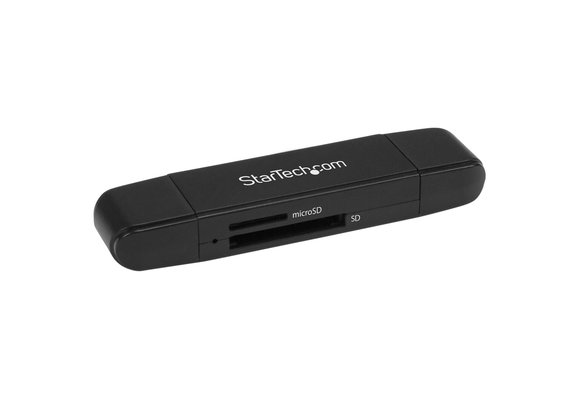 StarTech USB-C & USB 3.0 Memory Card Reader/Writer for SD and microSD Cards
