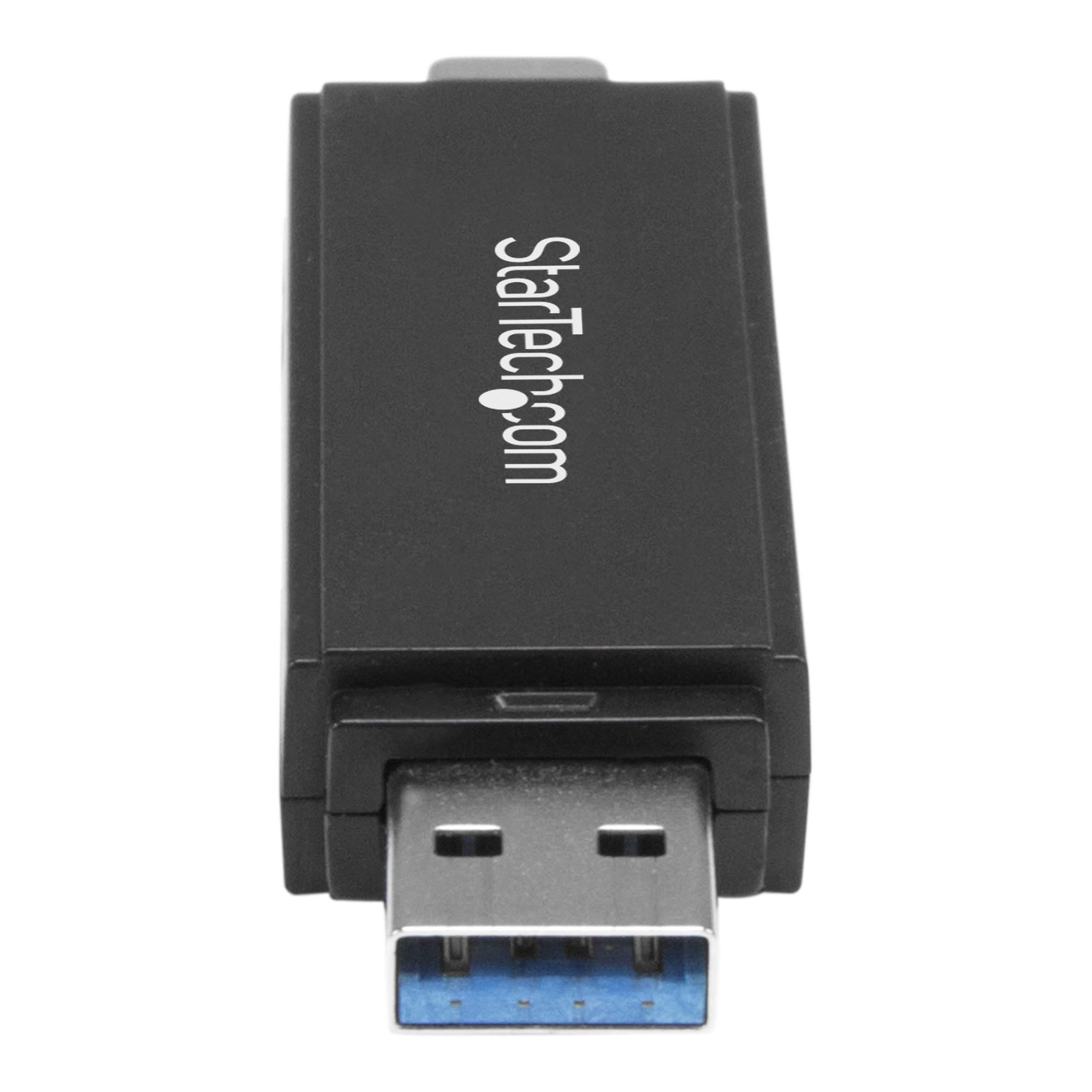 StarTech USB-C & USB 3.0 Memory Card Reader/Writer for SD and microSD Cards