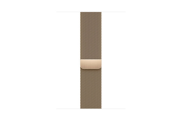 Apple Watch Band - 44/45/46/49mm Gold Milanese Loop (fits 150-200mm wrists)