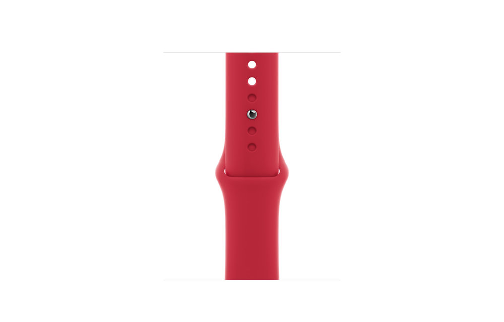 Apple Watch Band - 38/40/41/42mm  (series 10 only) Red Sport Band S/M (fits 130-180mm wrists)