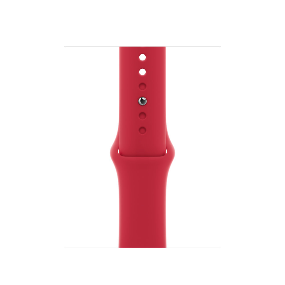 Apple Watch Band - 38/40/41/42mm  (series 10 only) Red Sport Band S/M (fits 130-180mm wrists)
