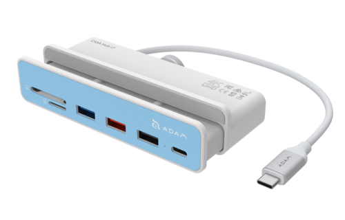 Adam Elements CASA HUB i7 USB-C 7-in-1 Multi-Function Hub for iMac 24” - White