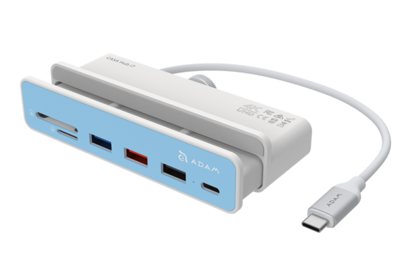 Adam Elements CASA HUB i7 USB-C 7-in-1 Multi-Function Hub for iMac 24” - White