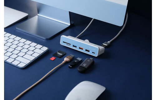 Adam Elements CASA HUB i7 USB-C 7-in-1 Multi-Function Hub for iMac 24” - White