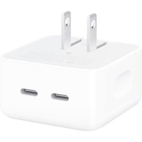 Apple 35W Dual USB Type-C Port Compact Power Adapter (cable not included)