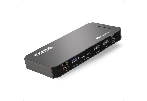 Plugable Thunderbolt™ 3 and USB-C Dual Display Dock with 96W Host Charging (11 ports)