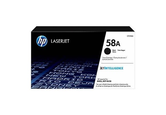 HP 58A Black Original Toner - for HP LaserJet M404n and M404dw printers WHILE SUPPLIES LAST