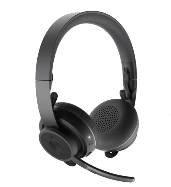 Logitech Zone Wireless UC - Headset - on-ear - Bluetooth - wireless - active noise canceling