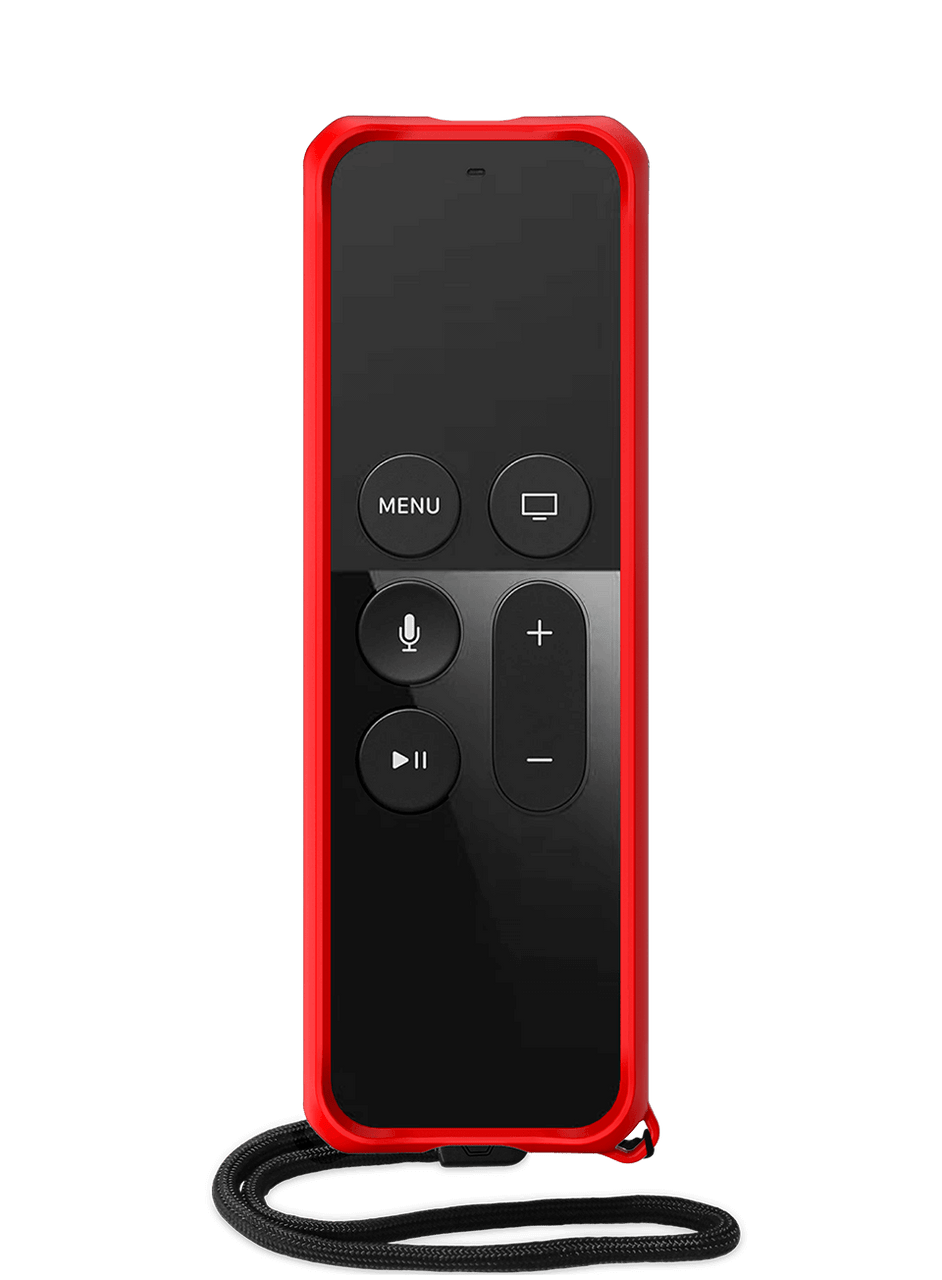 ItSkins Spectrum Solid Case For AppleTV (2nd gen ONLY) Remote Control - Red