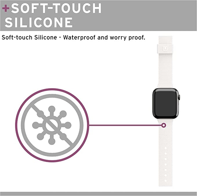 UAG [U] Dot Silicone Strap  for Apple Watch 38/40/41mm - Marshmellow