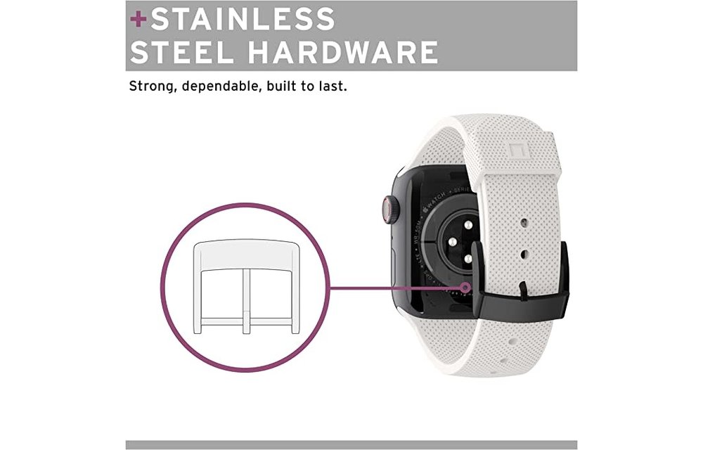 UAG [U] Dot Silicone Strap  for Apple Watch 38/40/41mm - Marshmellow