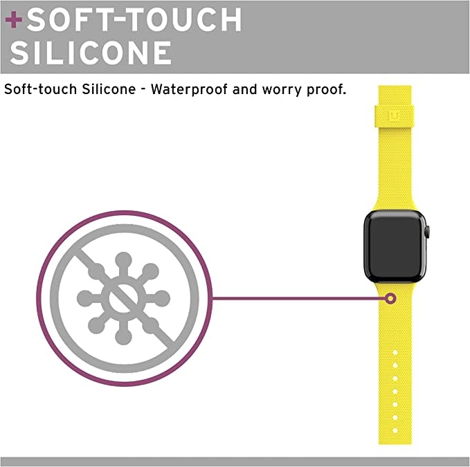 UAG [U] Dot Silicone Strap  for Apple Watch 38/40/41mm - Acid