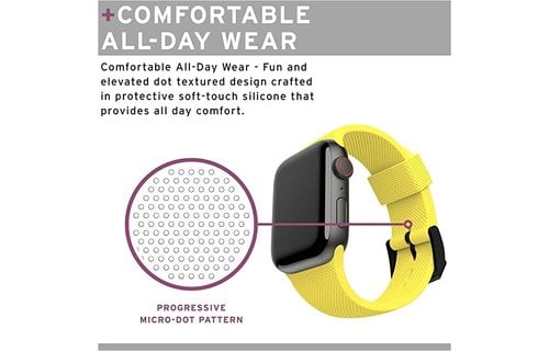 UAG [U] Dot Silicone Strap  for Apple Watch 38/40/41mm - Acid